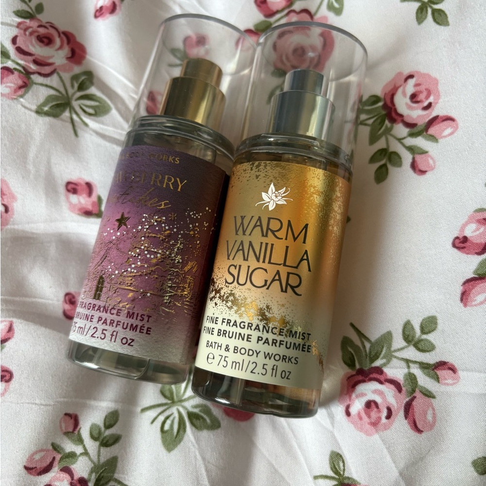 2/35$🍓⭐️Bath & Body Works Gold and Purple Fragrance Mist Set